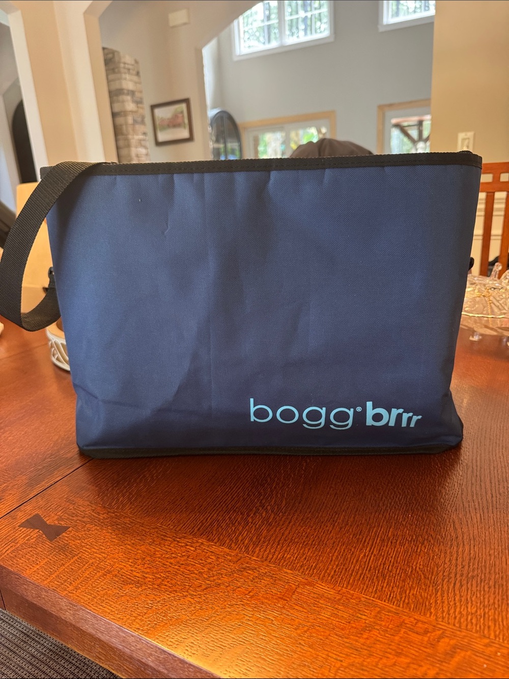 BOGG BAG Navy Travel Tote with Shoulder Strap